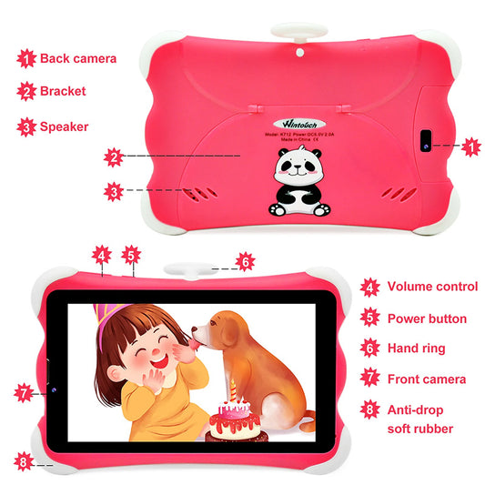 K712 Kids Tablet Android10 WiFi+3G 2+16G